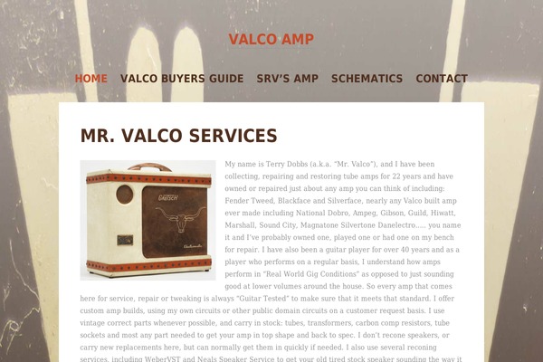 valcoamp.com site used Moustachey
