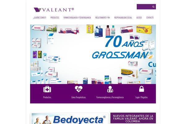 valeant.com.mx site used Valeant