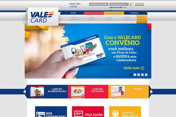 valecard.com.br site used Valecard
