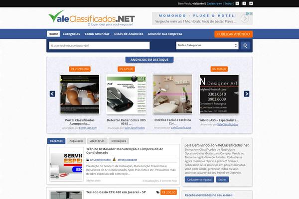 valeclassificados.net site used Classiera