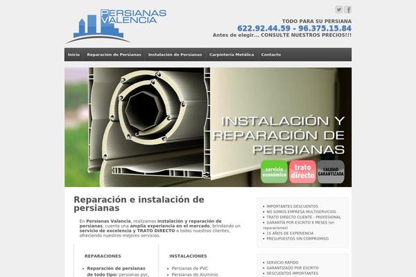 WordPress website example screenshot