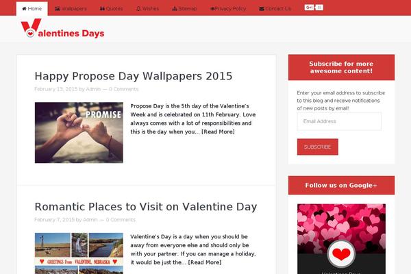 valentinesdays.org site used Valentinesdays