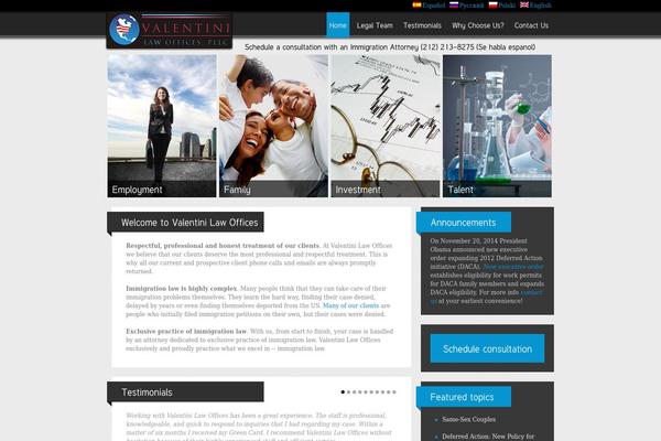 valentinilawoffices.com site used Impresa