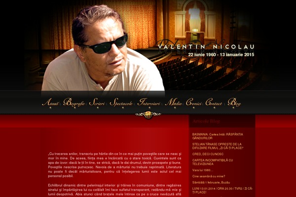 valentinnicolau.ro site used Valentin