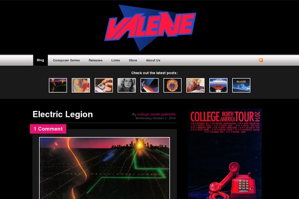 Valerie theme site design template sample