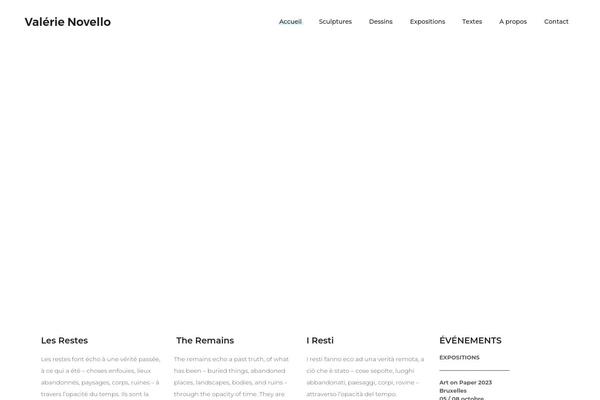 Anders theme site design template sample