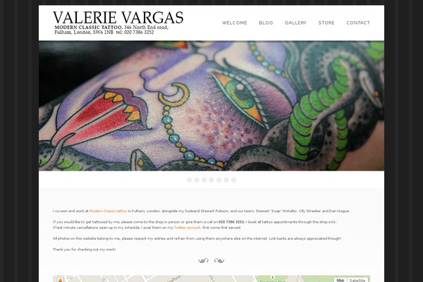 valerievargas.com site used Dandelion