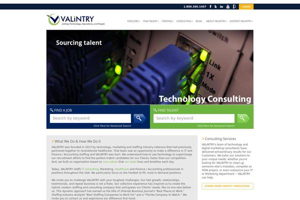 valintry.com site used Valintry
