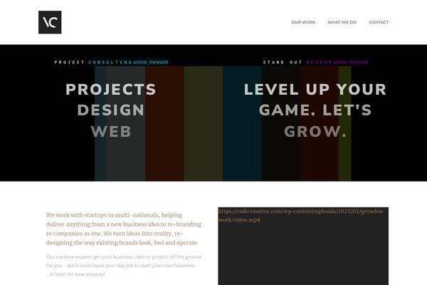 The-core-child theme site design template sample