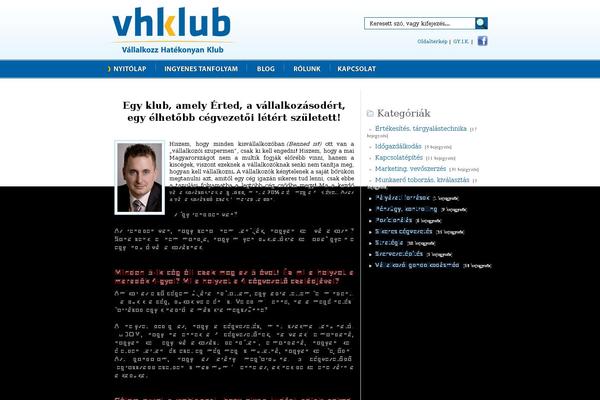vallalkozzhatekonyanklub.net site used Vhklub