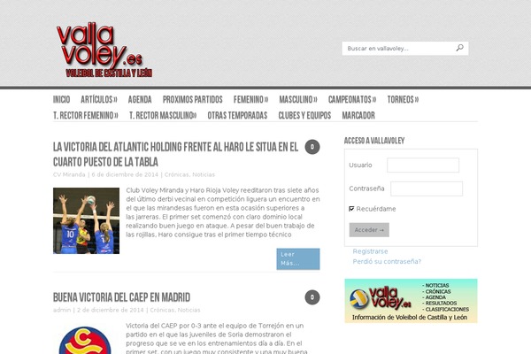 vallavoley.es site used Accentbox