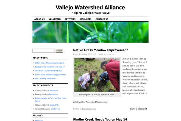 WordPress website example screenshot