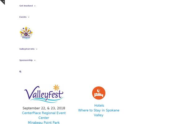 valleyfest.org site used Avada Child Theme