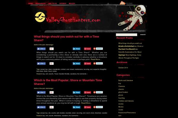 valleyghosthunters.com site used Bad Mojo