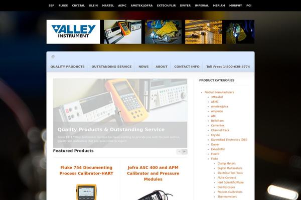 valleyinstrument.com site used Woostore