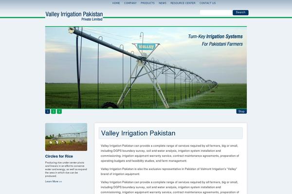 Valley theme site design template sample
