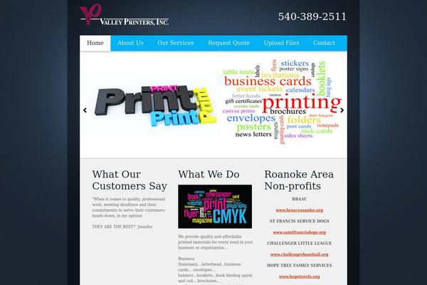 valleyprinters.us site used Theme1232