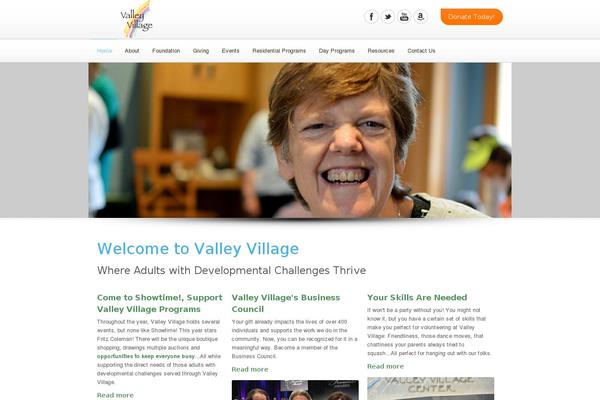 valleyvillage.org site used Vvnonprofit