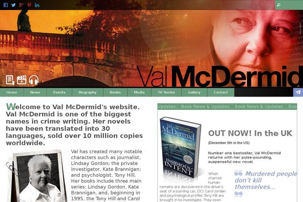 valmcdermid.com site used Valmcdermid