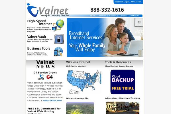 valnet.net site used Arrix