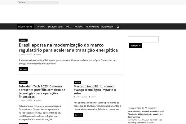 ColorMag theme site design template sample