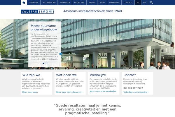 valstar-simonis.nl site used Sdcom