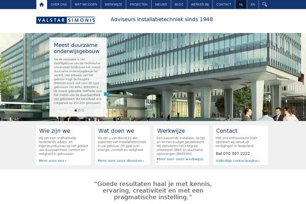 WordPress website example screenshot