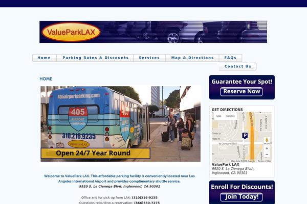valueparklax.com site used Southbayairportparking