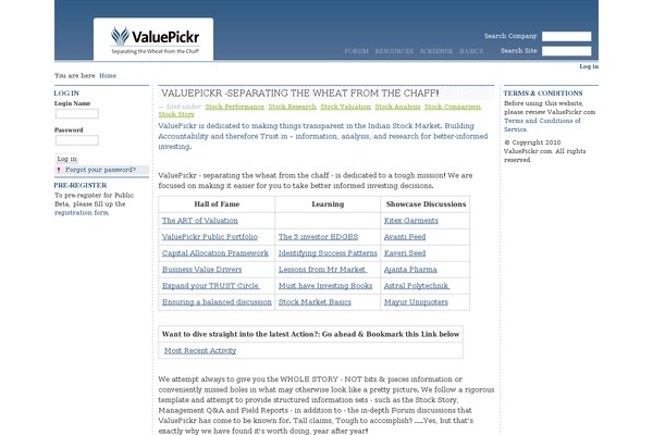 valuepickr.com site used Valuepickr