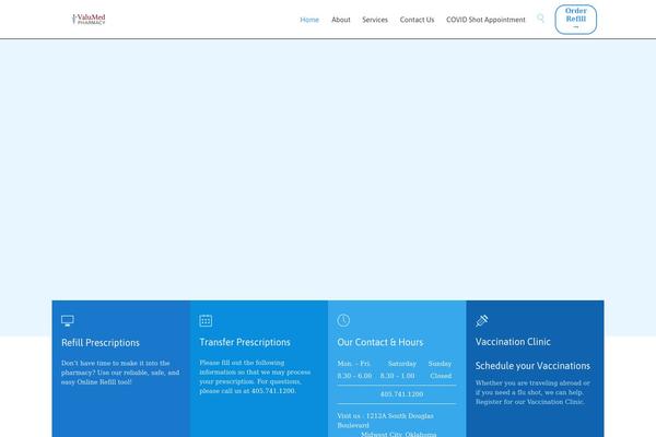 HealthCenter theme site design template sample