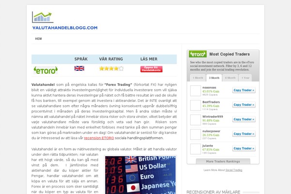 WordPress website example screenshot