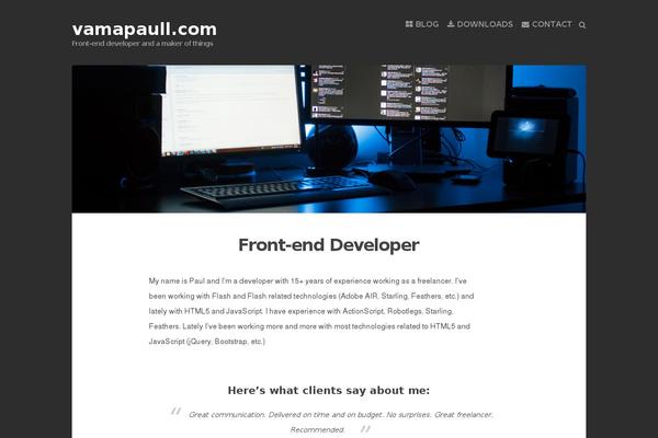 Site using WP Font Awesome plugin