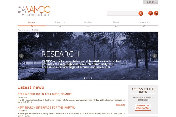 vamdc.eu site used Vamdc