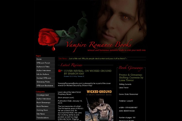 vampireromancebooks.com site used Vampire