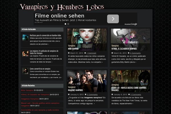 vampirosyhombreslobos.com site used Magnifica