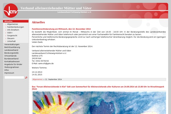 WordPress website example screenshot