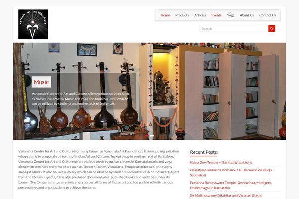 Spacious theme site design template sample