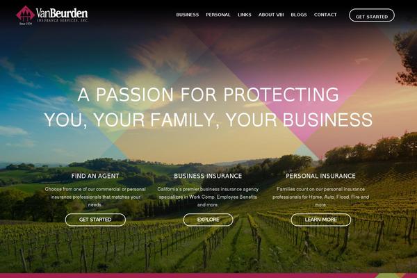 WordPress website example screenshot