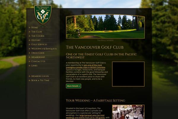 vancouvergolfclub.com site used Vancouvergolfclub
