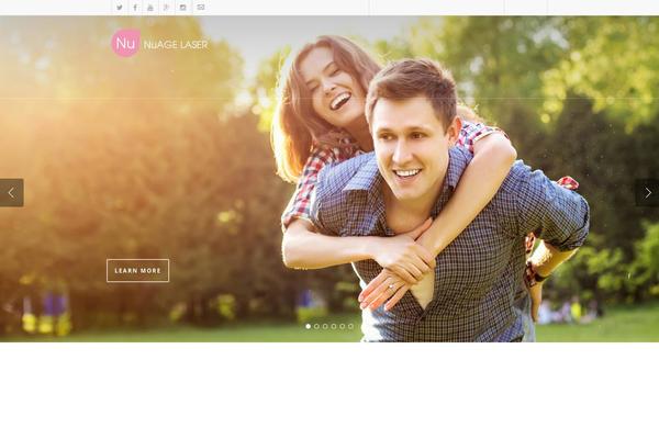 Salient theme site design template sample
