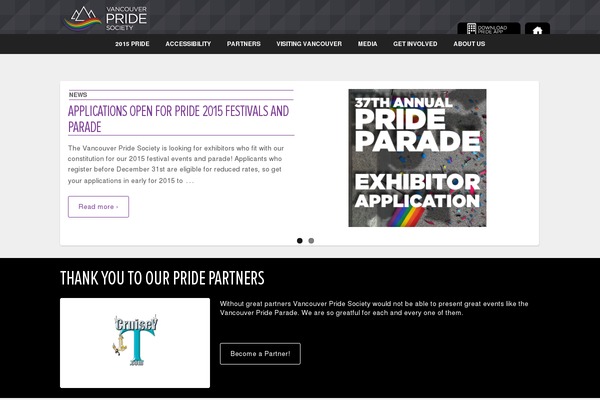 Parade theme site design template sample