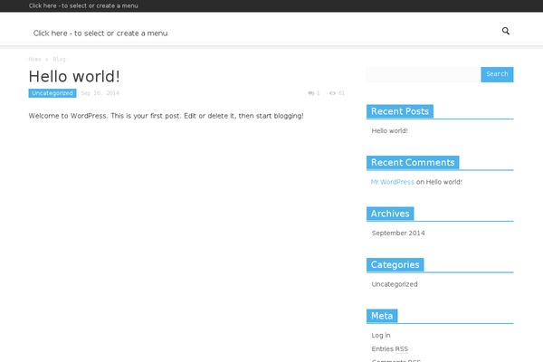 Newspaper theme site design template sample