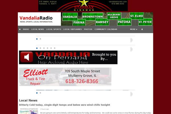 vandaliaradio.com site used Corusmusic