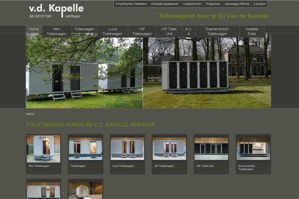 vandekapelle.nl site used Vandekapelle