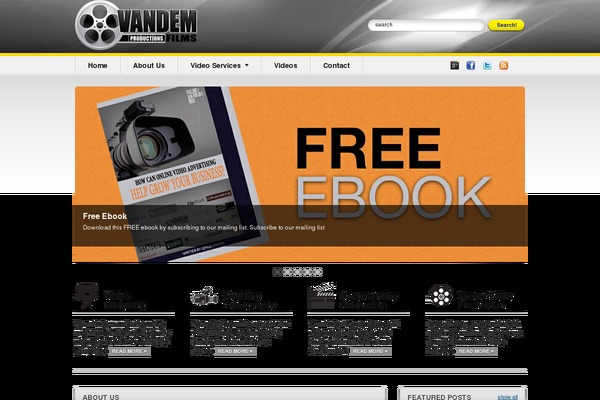 vandemproductionsfilms.com site used Oxygen-theme