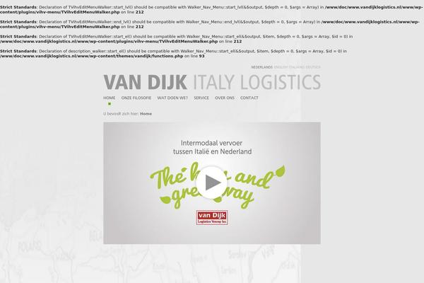 vandijklogistics.nl site used Vandijk