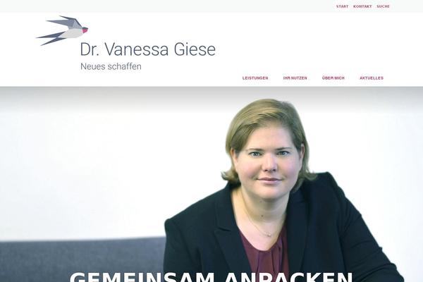 WordPress website example screenshot