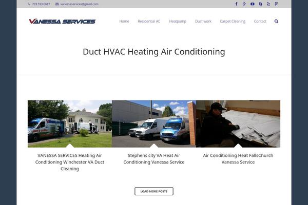 WordPress website example screenshot