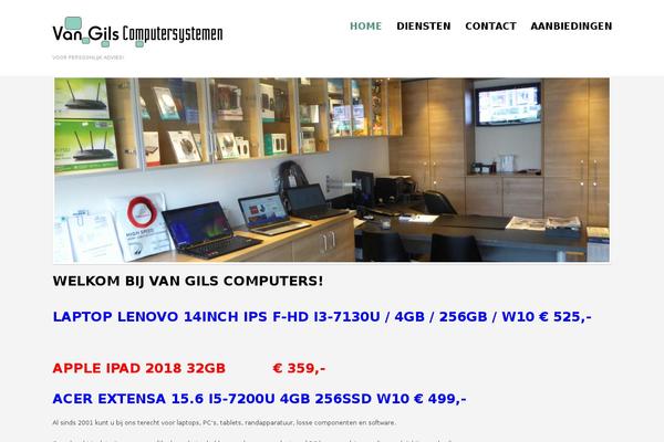 vangilscomputers.nl site used Theme52468