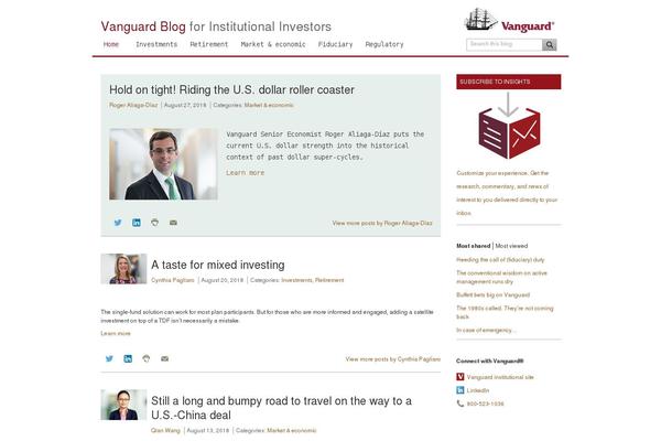 WordPress website example screenshot